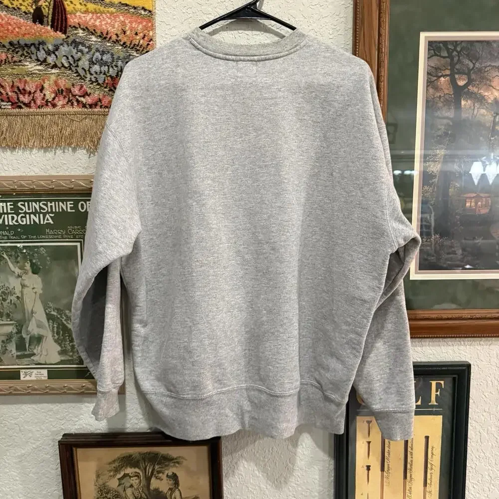 Vintage 90s Calvin Klein‎ Jeans Sweatshirt Size Mens Medium Gray Logo USA